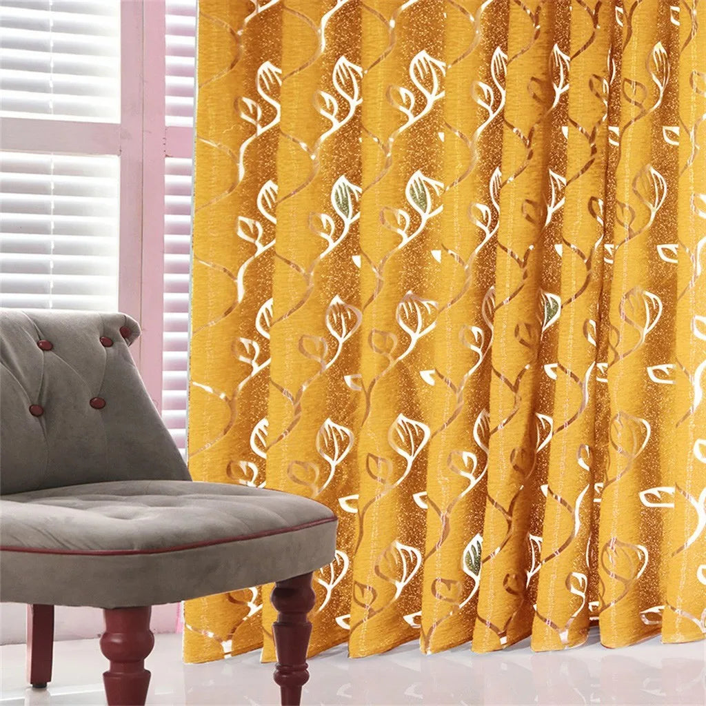 rideaux semi transparents motifs floraux modernes 100x130cm couleurs variées chambre décoration