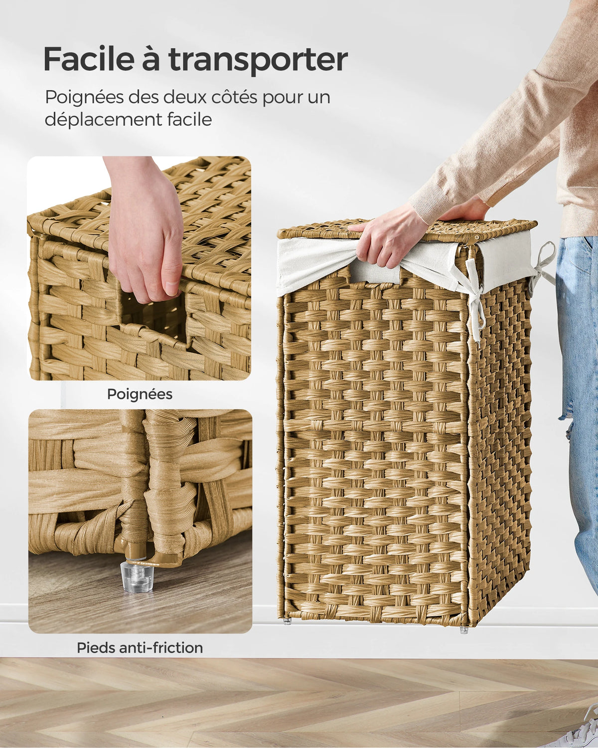 Sac de rangement 90L vue de côté