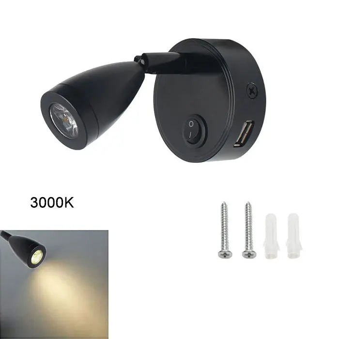 lampe table led port usb moderne adhésif 3000k 4000k 6000k chambre cuisine salon