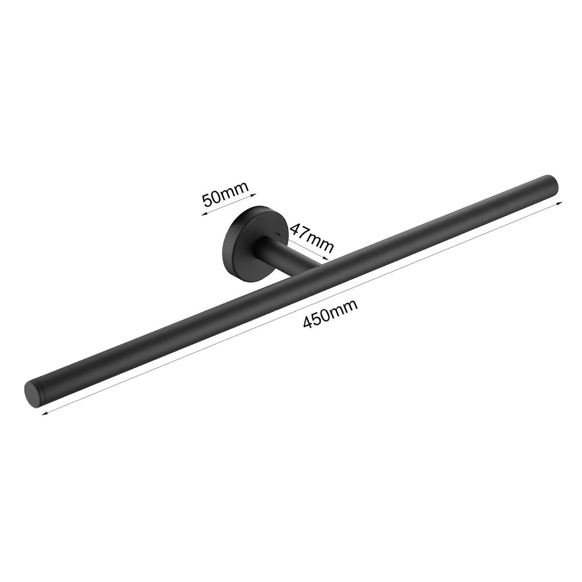 porte serviettes mural acier inoxydable or argent noir lisse moderne fixations vis serviette