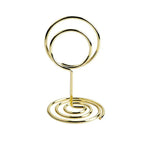 pinces papier cœur diamant moderne or rose argenté métal décoratif cartes notes support