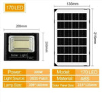 projecteur solaire ip66 angle réglable led panneau solaire clips moderneextérieur