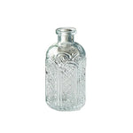 vase transparent gravé classique décoration intérieure plante hydroponique maison festive