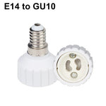 adaptateur ampoule E27 E14 E12 GU10 B22 G9 moderne blanc rond lisse opaquet certification