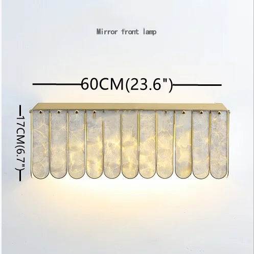 lampe suspendue moderne élégante coquillages doré blanc translucide salon chambre