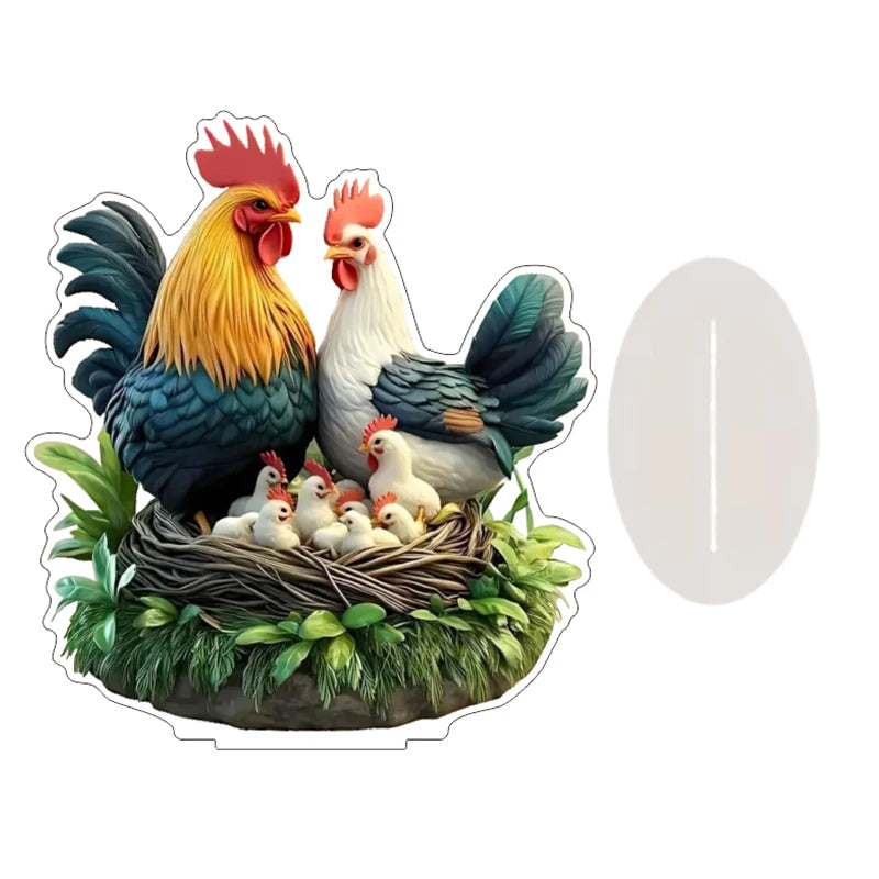 figurines decoratives animaux elements religieux luxueux base transparente effet scintillant motifs floraux