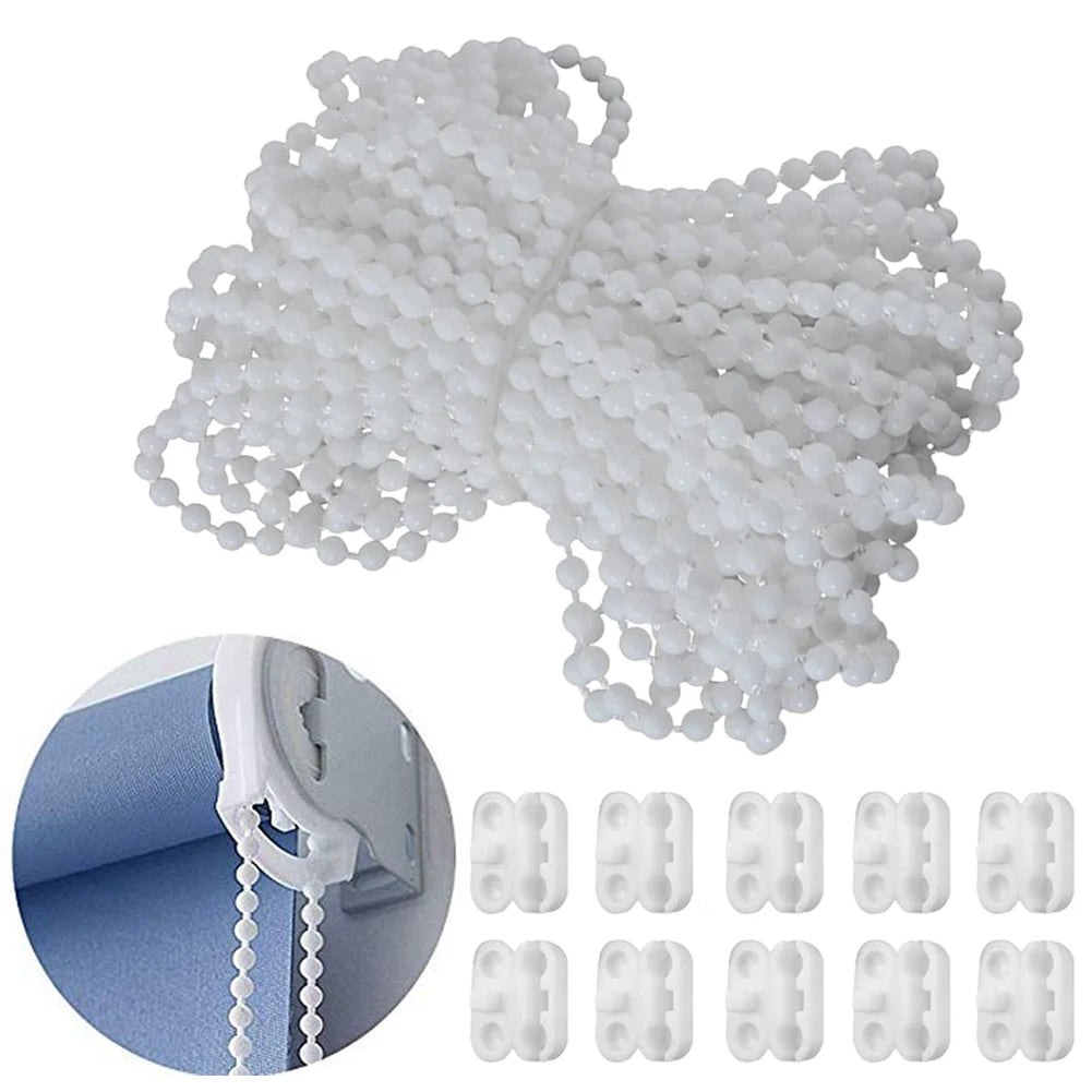 chaîne blanc modernes clips fixation fenêtres opaques uniformes 17mm 7mm