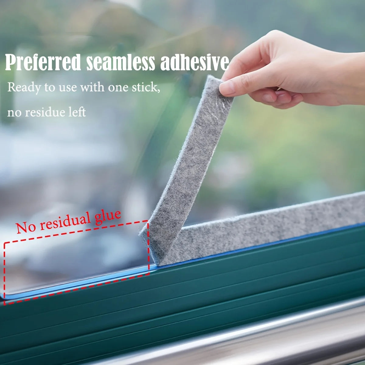 sticker absorbant eau fenêtre gris simple adhésif plomberie bricolage facile 4m longueur rouleau
