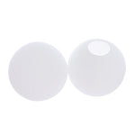lampe table moderne minimaliste blanc base bois abat jour sphérique mat intérieur