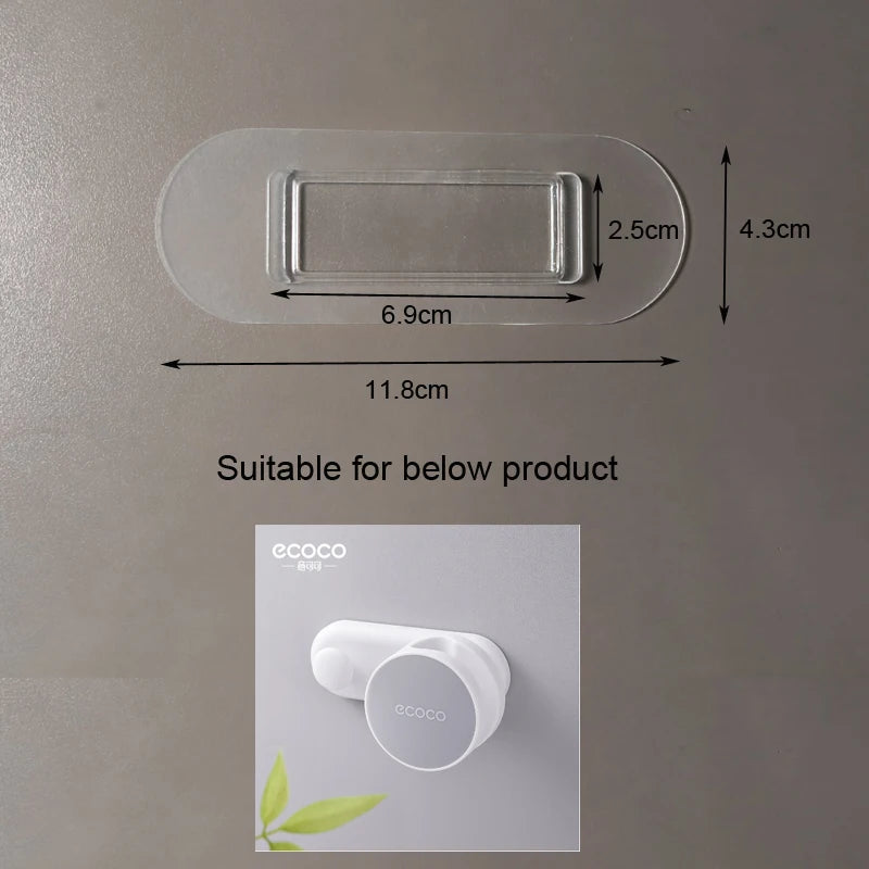support savon transparent adhésif moderne rectangulaire carrés plastique fixe rangement