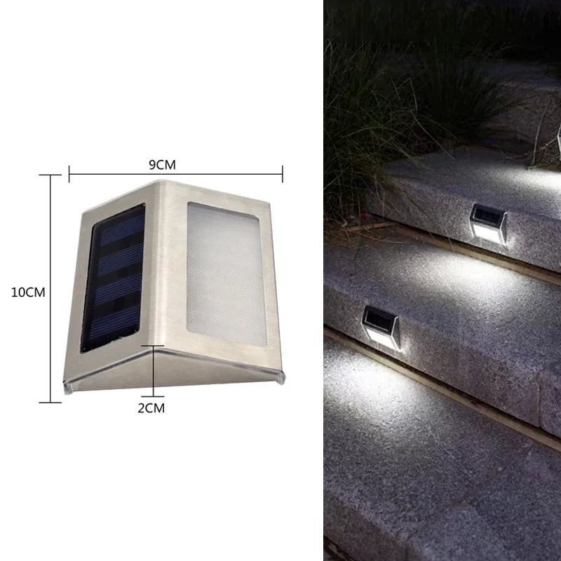 lampe solaire murale extérieure led moderne argentée noire blanche adhésive jardin patio