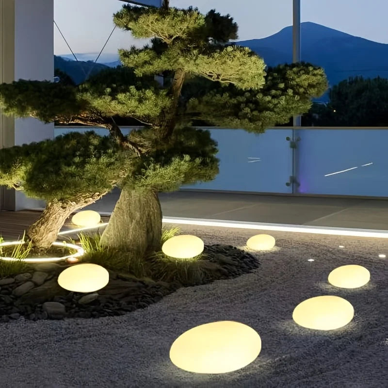 lampe solaire extérieure verre blanc moderne ip65 autonome adhésive patio jardin blanc lisse minimaliste