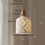 lampe suspendue led blanc doré noyer perforations vintage rustique ampoule e27