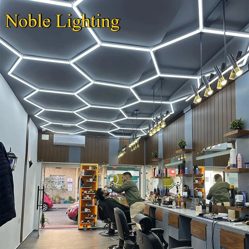 ruban led blanc hexagonal moderne adhésif 565mm 6500k 2000lm 50000h