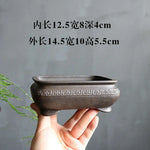 petit pot fleurs argile gris beige chinois artisanal maison