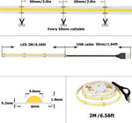 ruban led flexible blanc adhésif usb moderne encoche coupable interrupteur télévision déco chambre