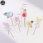 décorations gâteau cupcakes fées papillons fleurs mariage anniversaire baptême révélation sexe MADAM FAIRY PARTY