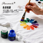 peintures acryliques 12 couleurs bleu vert rouge jaune noir violet modernes toile verre papier