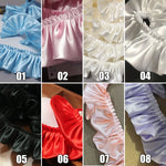 rubans satinés plissés couleurs vives classiques cheveux décontractés élégants mariage artisanat