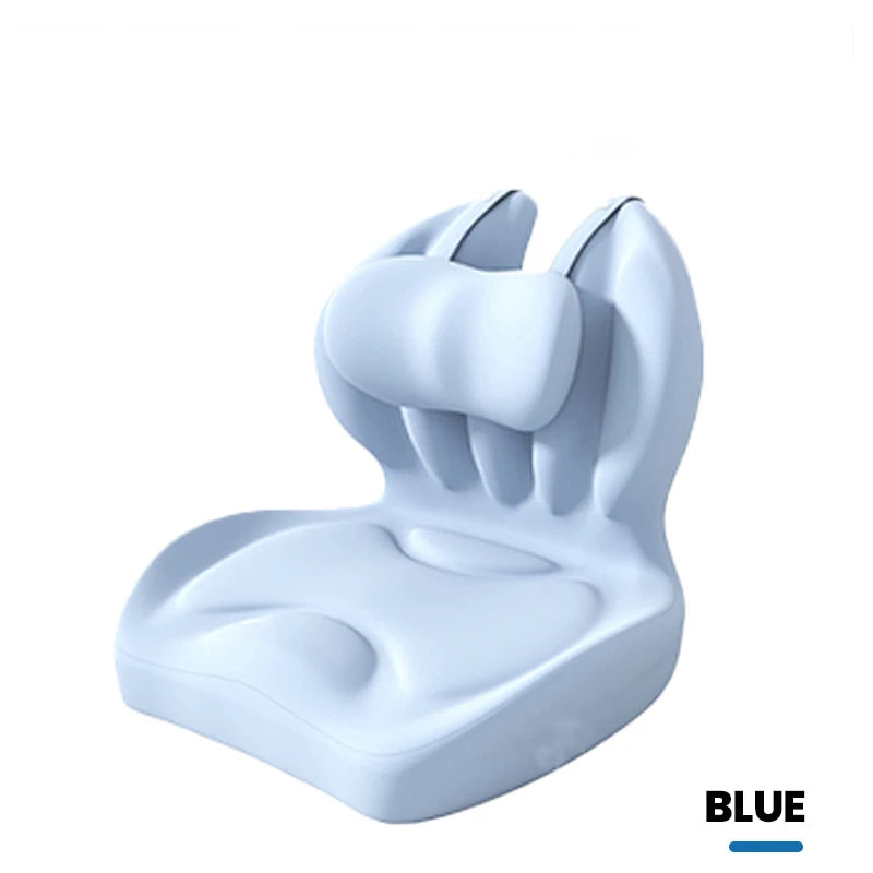 coussin soutien chaise noir mousse mémoire forme ergonomique contemporain anti décubitus massage
