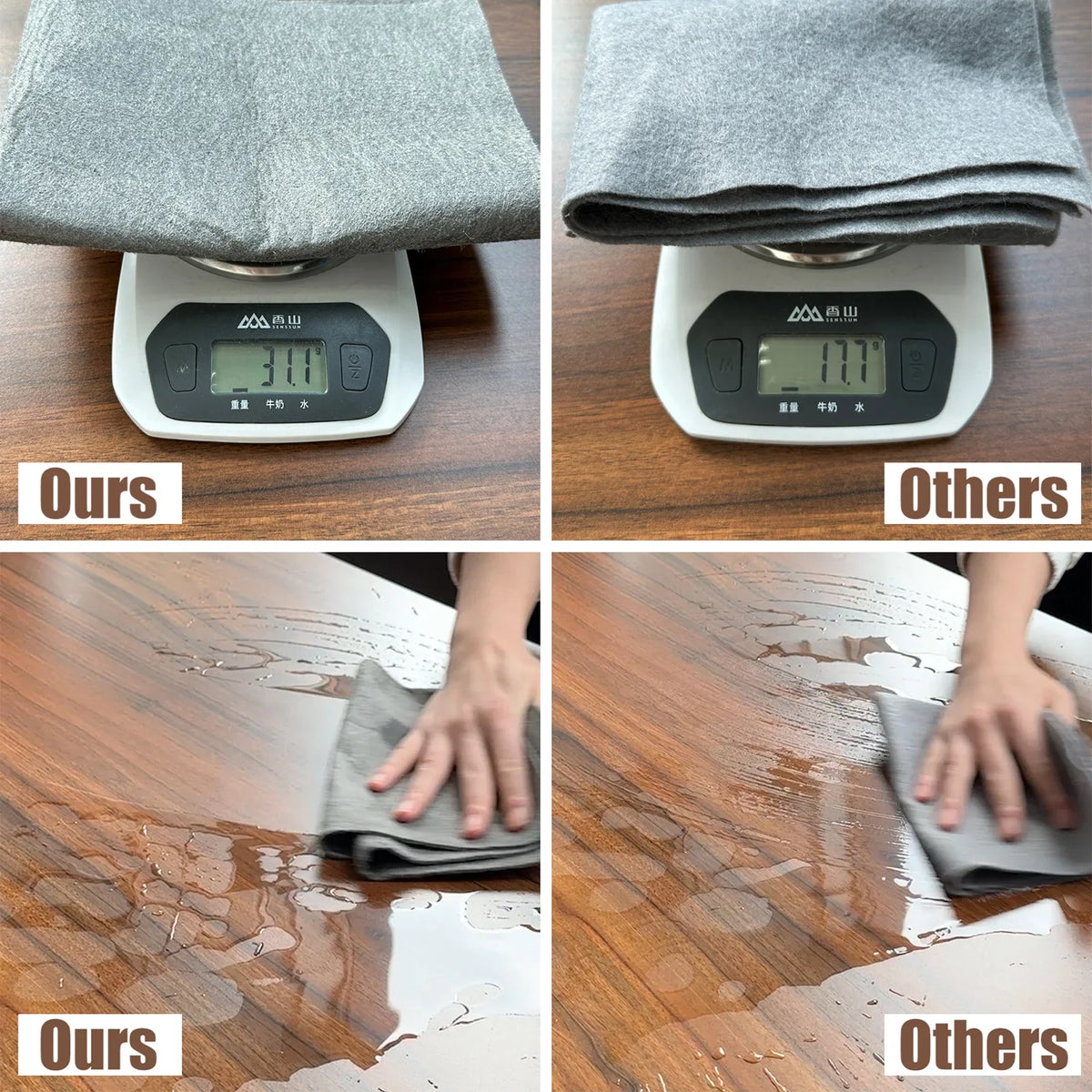 chiffon microfibre gris nettoyage vitre sans trace réutilisable serviette ménage polyvalente épaisse
