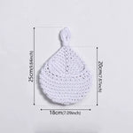 paniers rangement crochet rustique beige respectueux environnement boho chic decoration cuisine