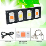 lampe led 2000w full spectrum noire blanche quadrillée moderne clips aluminium croissance