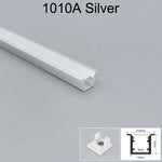 profils d'éclairage led aluminium blanc noir clips moderne 7mm 9mm 10mm 12mm