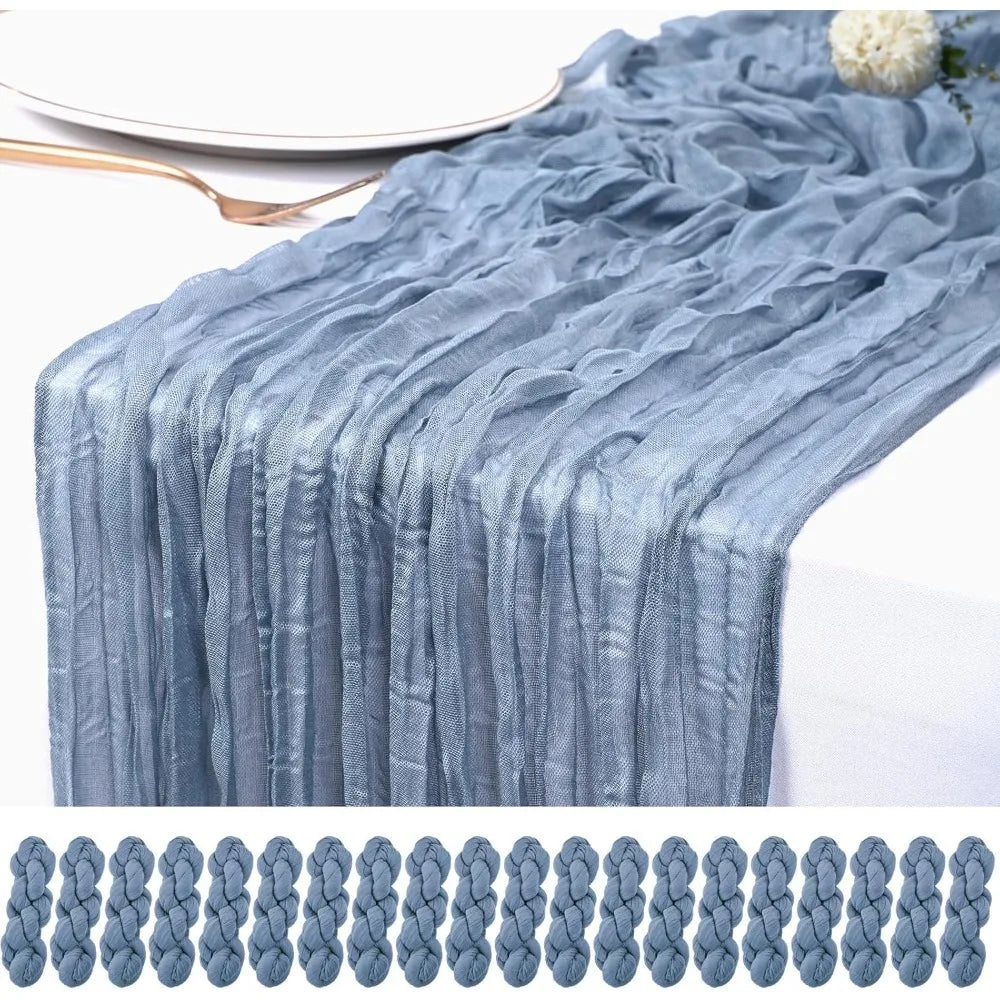 serviettes table plissées vert pastel réutilisables maison mariage festives modernes