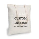 sac main toile coton pliable multi usages personnalisable grande capacité couleur beige simple respectueux