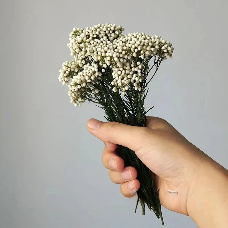 bouquet artificiel multicolore feuilles séchées décoration intérieure anniversaire mariage minimaliste DIY