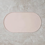 tapis alimentation antidérapant imperméable animal compagnie moderne rose clair assiettes opaques françaisachat