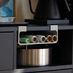 rangement adhésif papier aluminium cuisine gris moderne distributeur rouleau plat fonctionnel