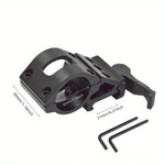 support rail monture lampe torche vissage clé allen noir surface mate