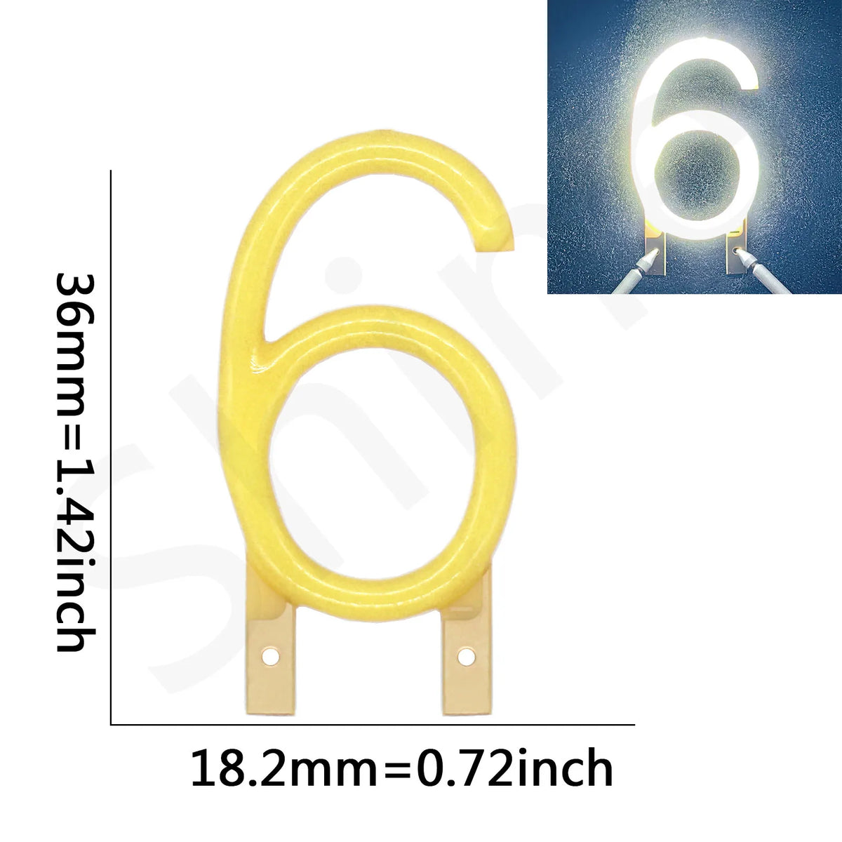 ampoule led numéro lumineuse jaune moderne décoration fête bar restaurant chambre
