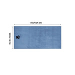 serviette bain animaux patte noire gris rose marron douce moderne absorbante 75cm 100cm