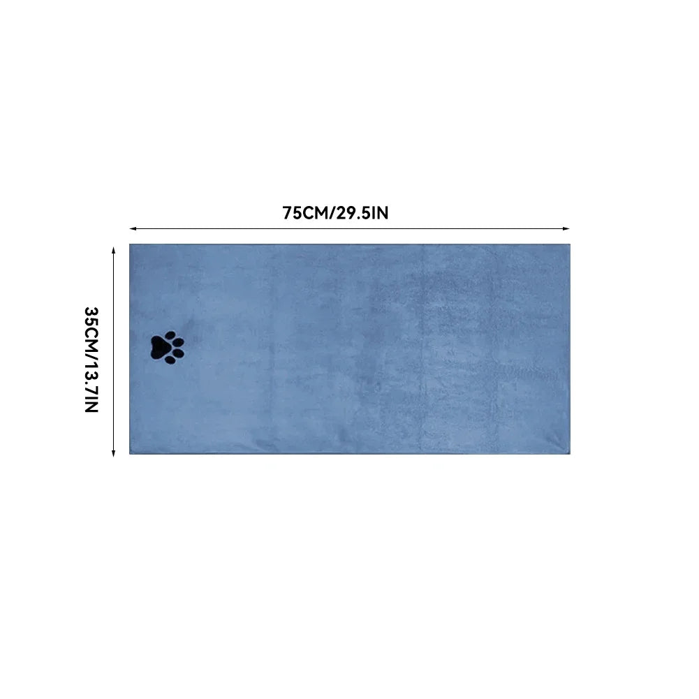 serviette bain animaux patte noire gris rose marron douce moderne absorbante 75cm 100cm