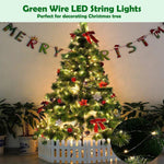 guirlande lumineuse led étoiles blanc vert multicolore télécommande moderne festiveDecoration
