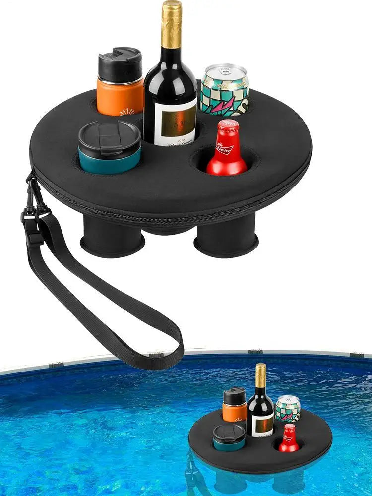 porte boissons flottants piscine été multicolore bouteilles canettes gobelets respectueux environnement