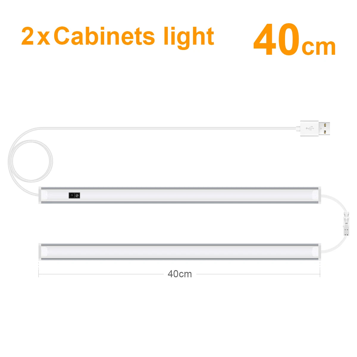 lampe led tactile blanche moderne adhésif sensor sans contact 5v 5w aluminium