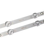 bande led rétro éclairage blanc moderne kit 16 pièces