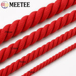 corde torsadée rouge coton 12 20mm sacs accessoires couture diy macramé sangles bag straps