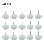 clous tapisser blancs classiques protection meubles 14mm diamètre set outils decoration