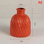 vases modernes texturés couleurs blanc vert rouge rose orange décoration intérieure extérieure minimaliste