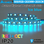 ruban led rgb blanc chaud froid adhésif moderne 24v 50000h 2000 6500k cct smd