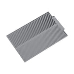 tapis cuisine silicone gris rayures moderne résistant chaleur égouttage séchage durable environnement