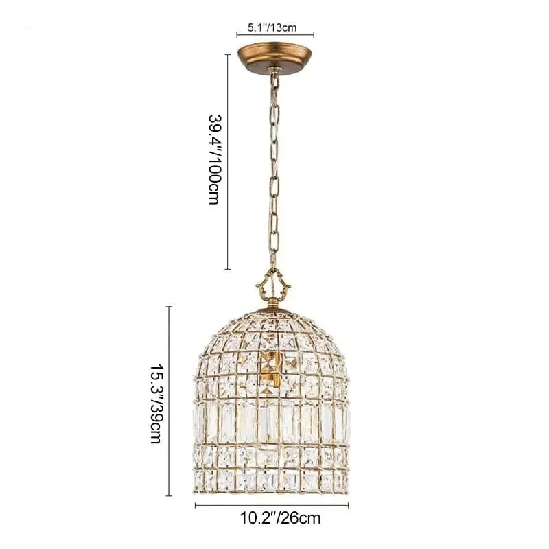 Suspension lumineuse cristal doré classique transparente salon chambre d'hôtel LED 2000 82000 lumens