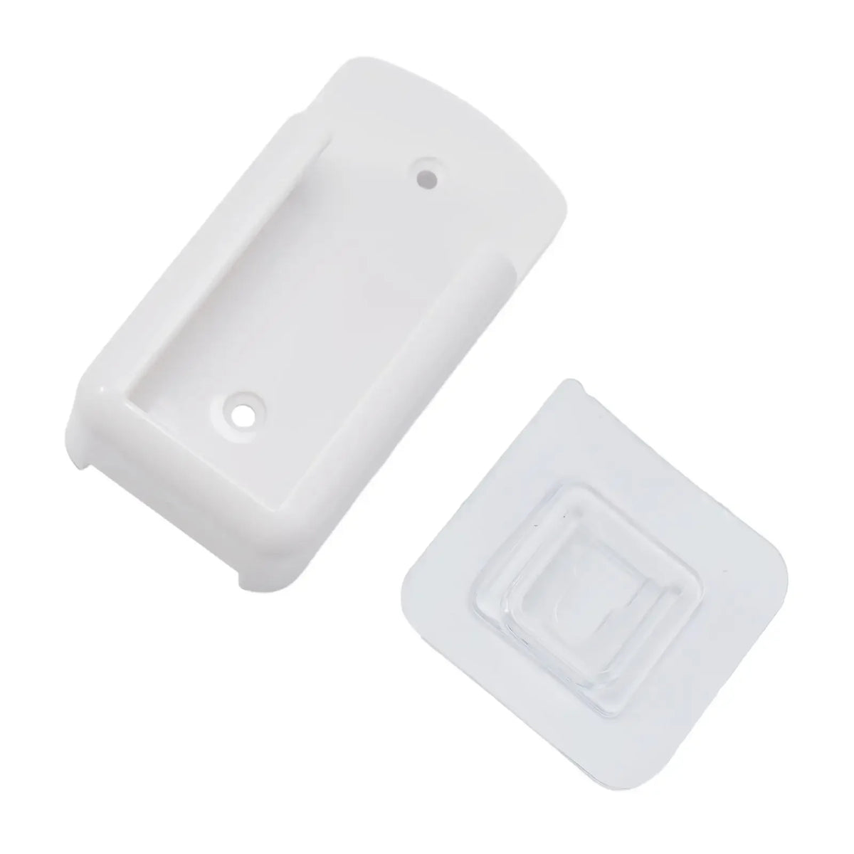 support mural blanc moderne adhésif télécommande boîte rangement rectangle petits objets divers chambre