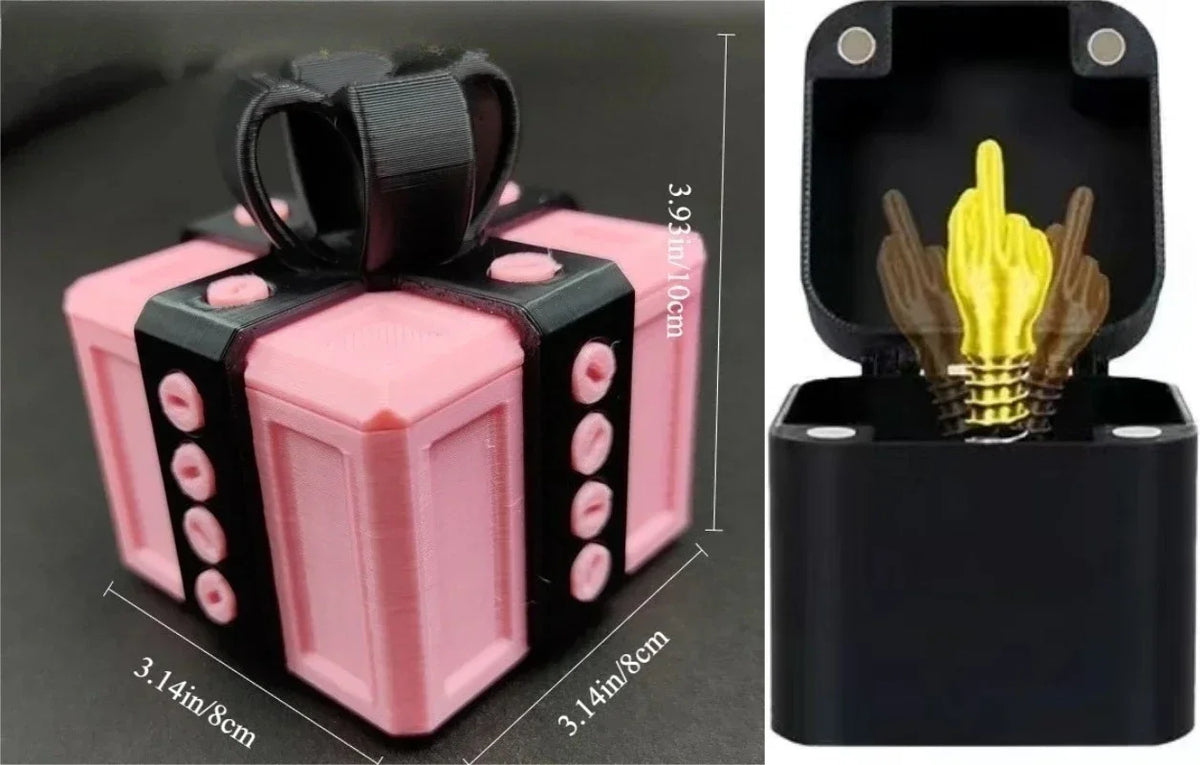 boîte cadeau noire moderne vis ruban doré boutons clé bavette bande maintien festoonnée occasionnelle