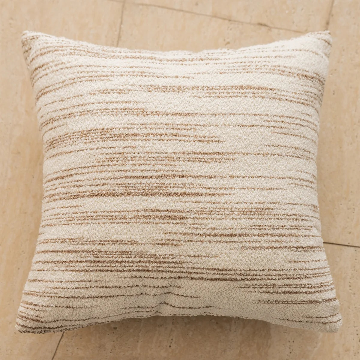 housse coussin motif libellules moderne beige décoratif adhésif polyester coton utilisation canapé lit voiture